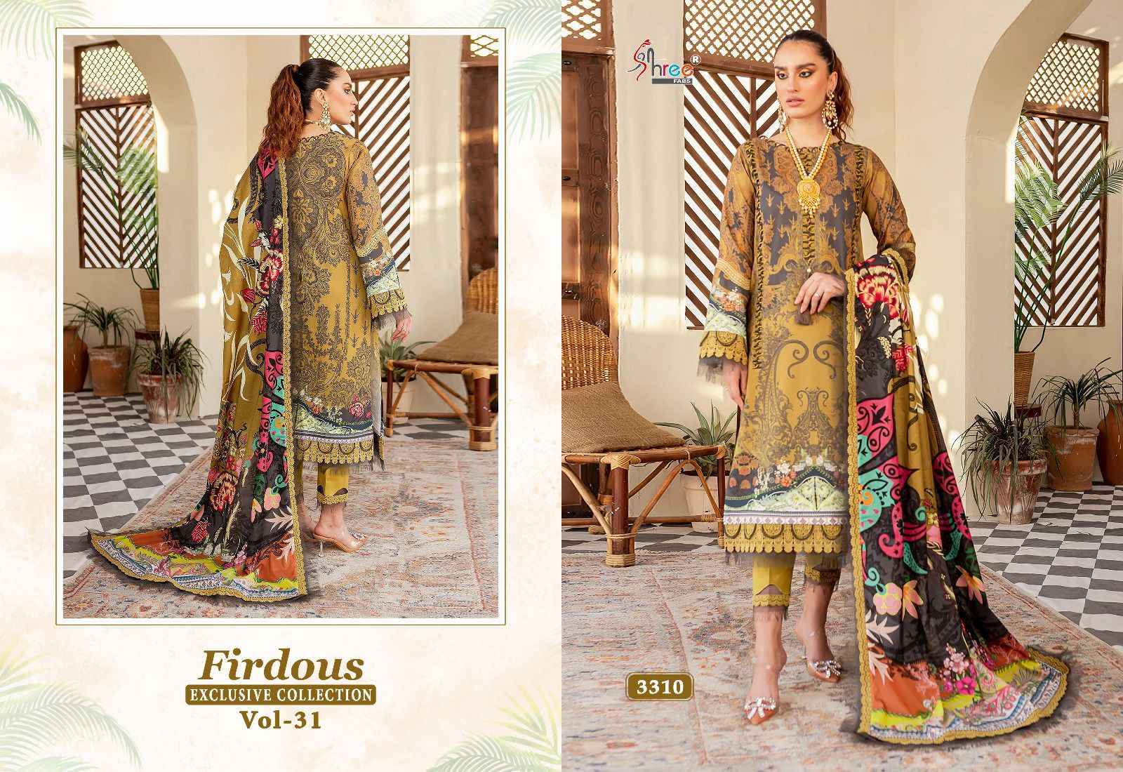 SHREE FABS FIRDOUS EXCLUSIVE COLLECTION VOL 31 CHIFFON DUPATTA