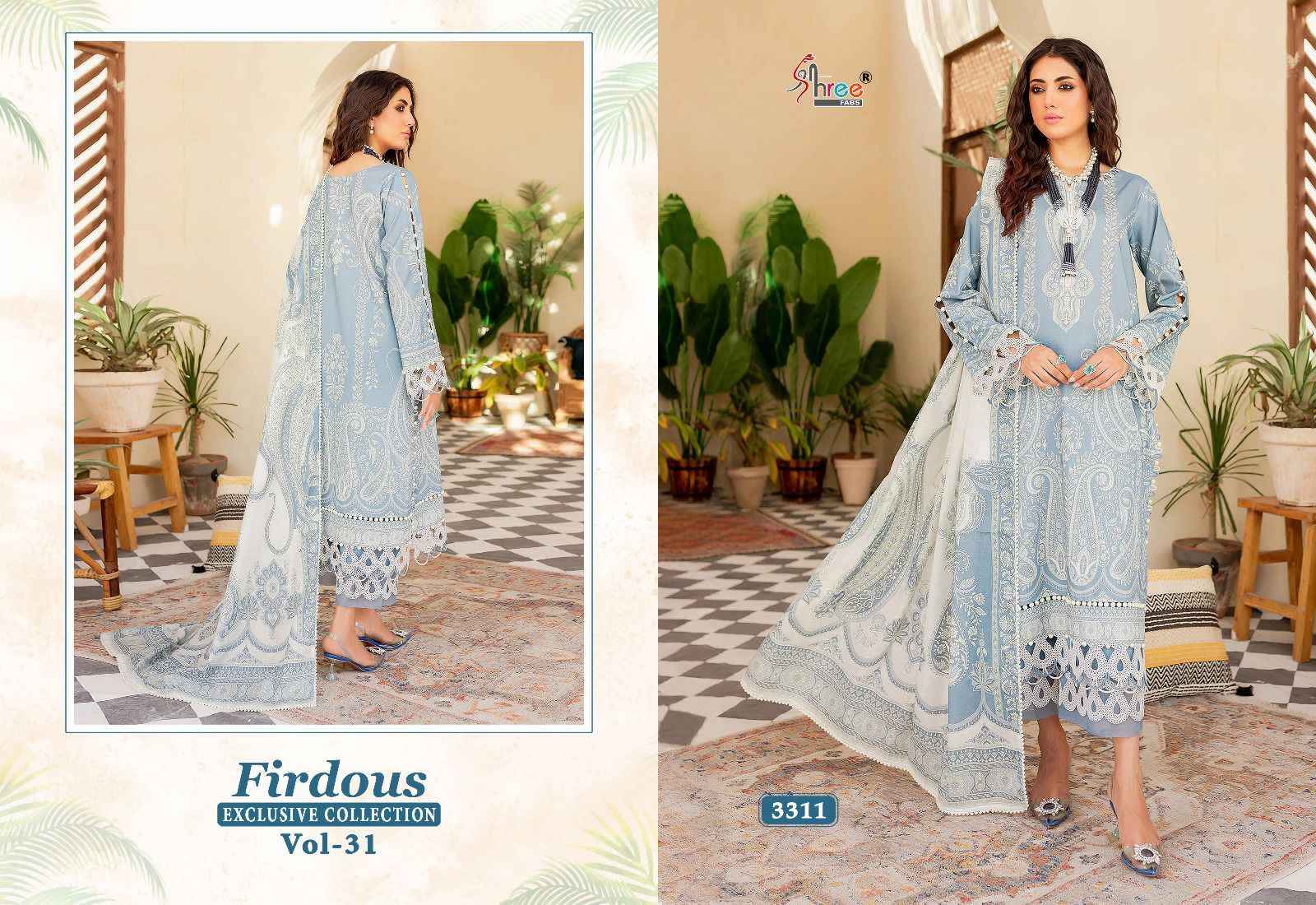 SHREE FABS FIRDOUS EXCLUSIVE COLLECTION VOL 31 CHIFFON DUPATTA