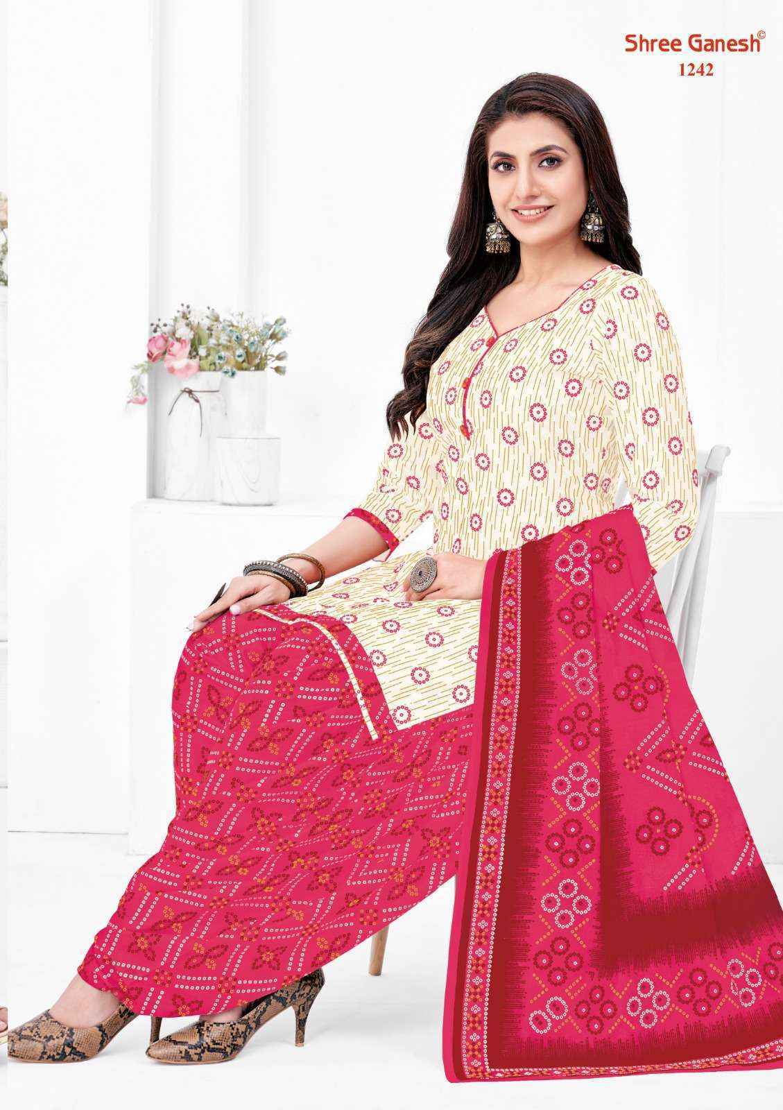 Shree Ganesh Pranjul Cotton Dress Material at Rs 450/piece in Hyderabad |  ID: 22573462530