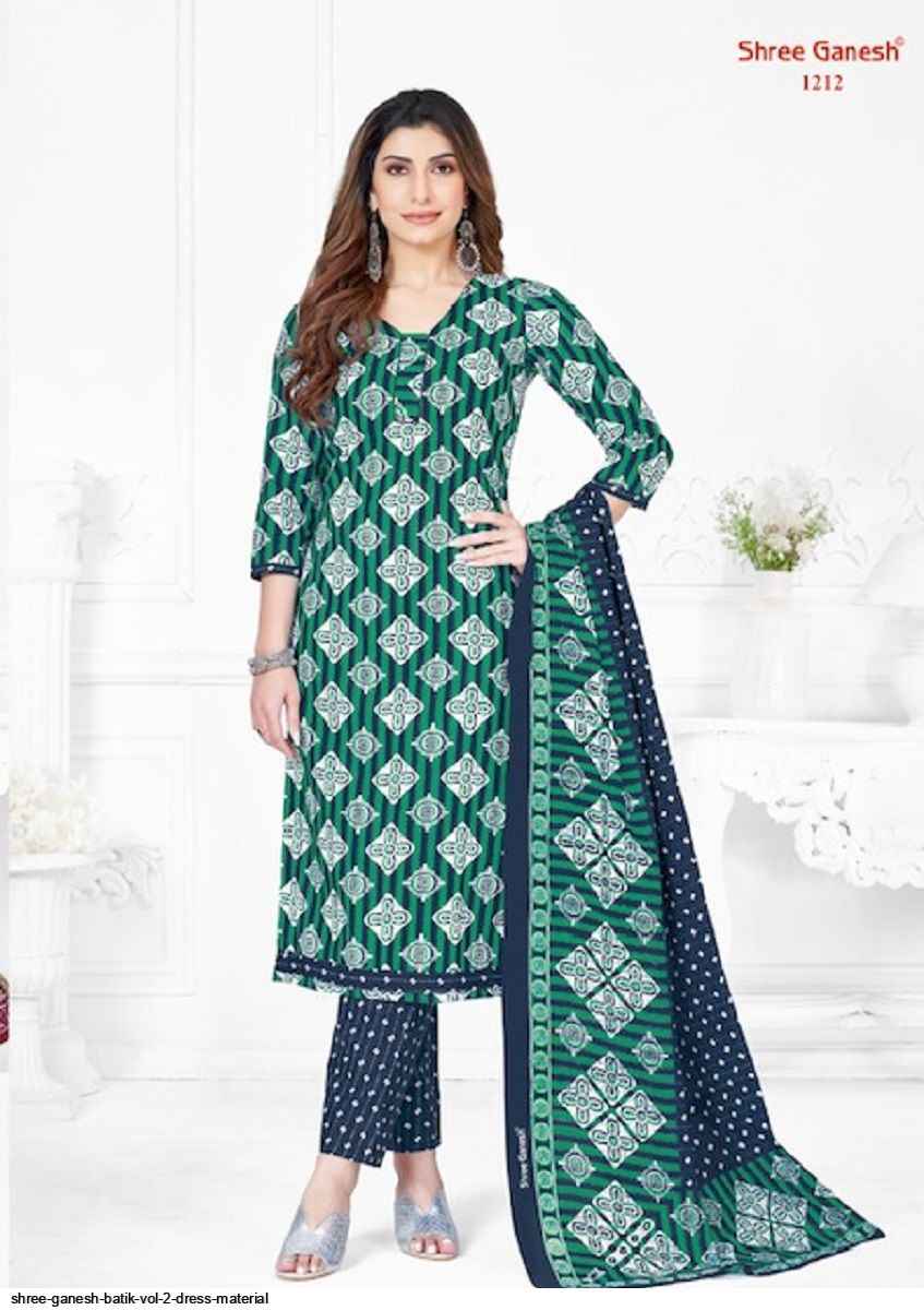 Shree ganesh cotton sale dress material vol 12