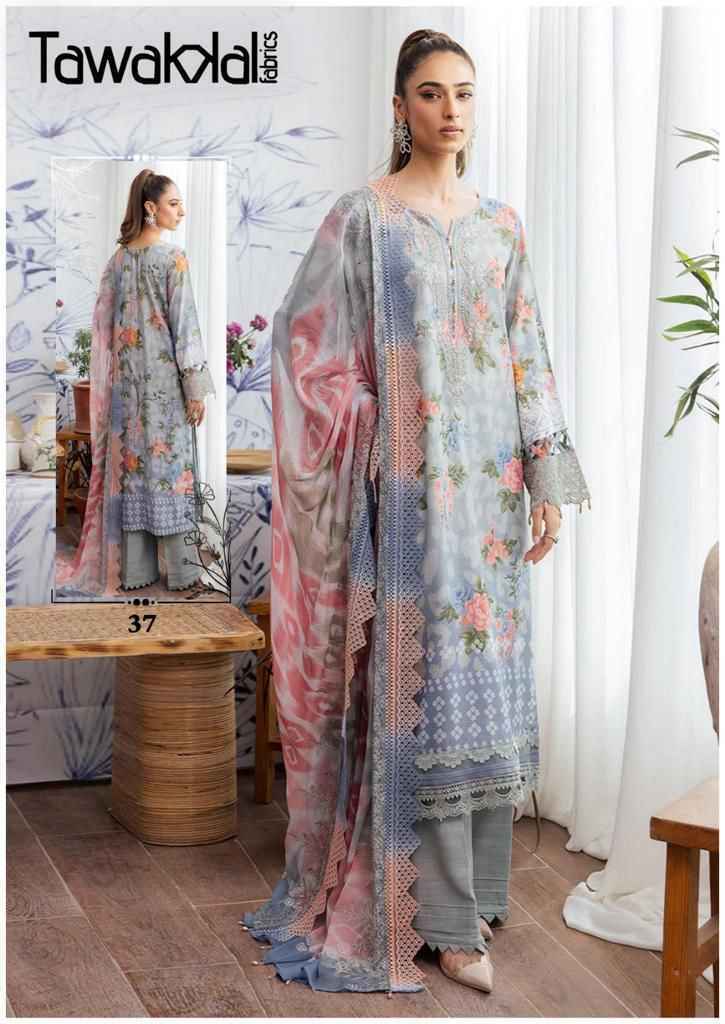 Tawakkal Fabrics Mehroz Luxury Heavy Cotton Collection Vol 4 Cotton Dress Maerial ( 10 pcs Set )