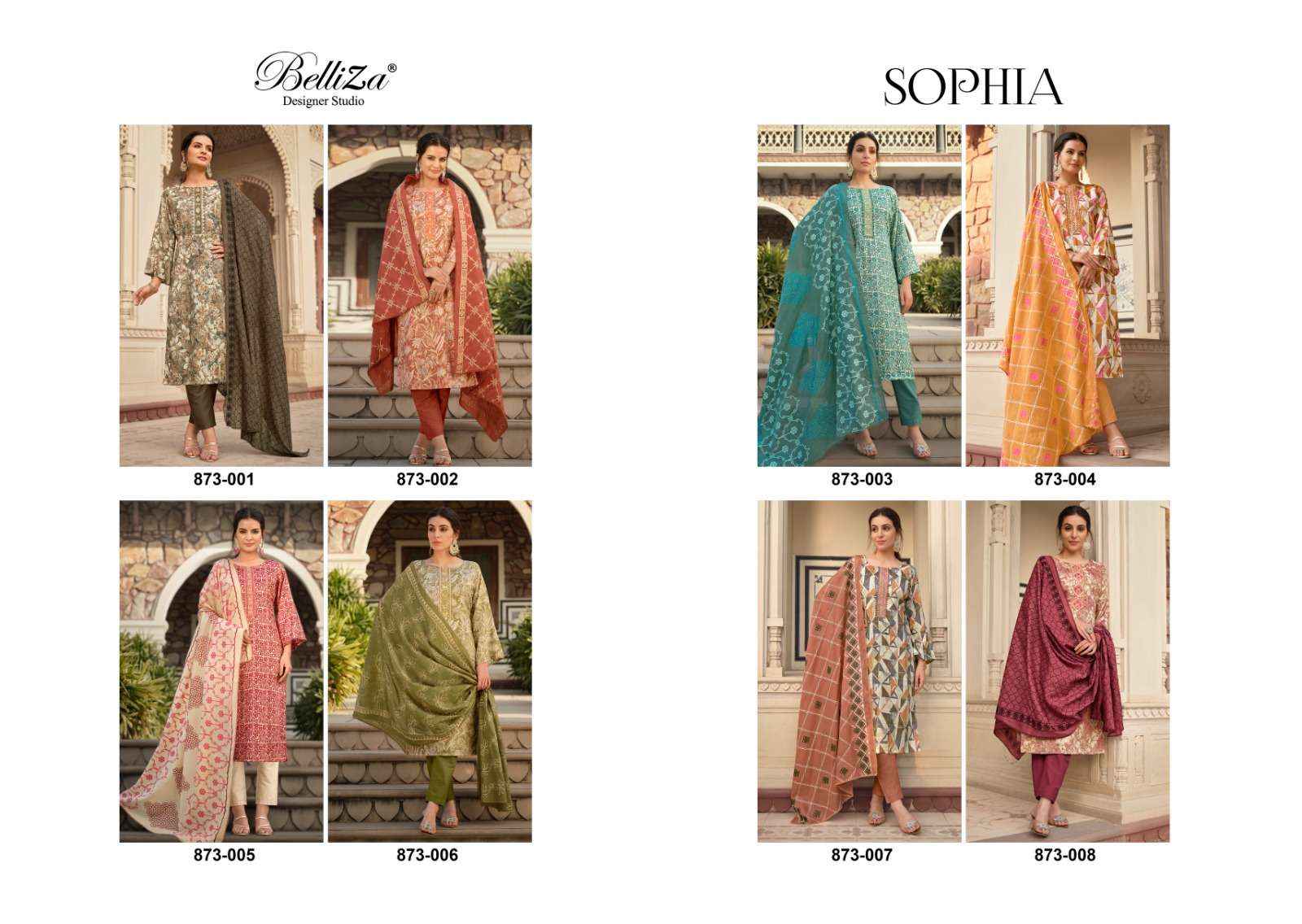 BELLIZA SOPHIA COTTON SALWAR KAMEEZ WHOLESALE PRICE