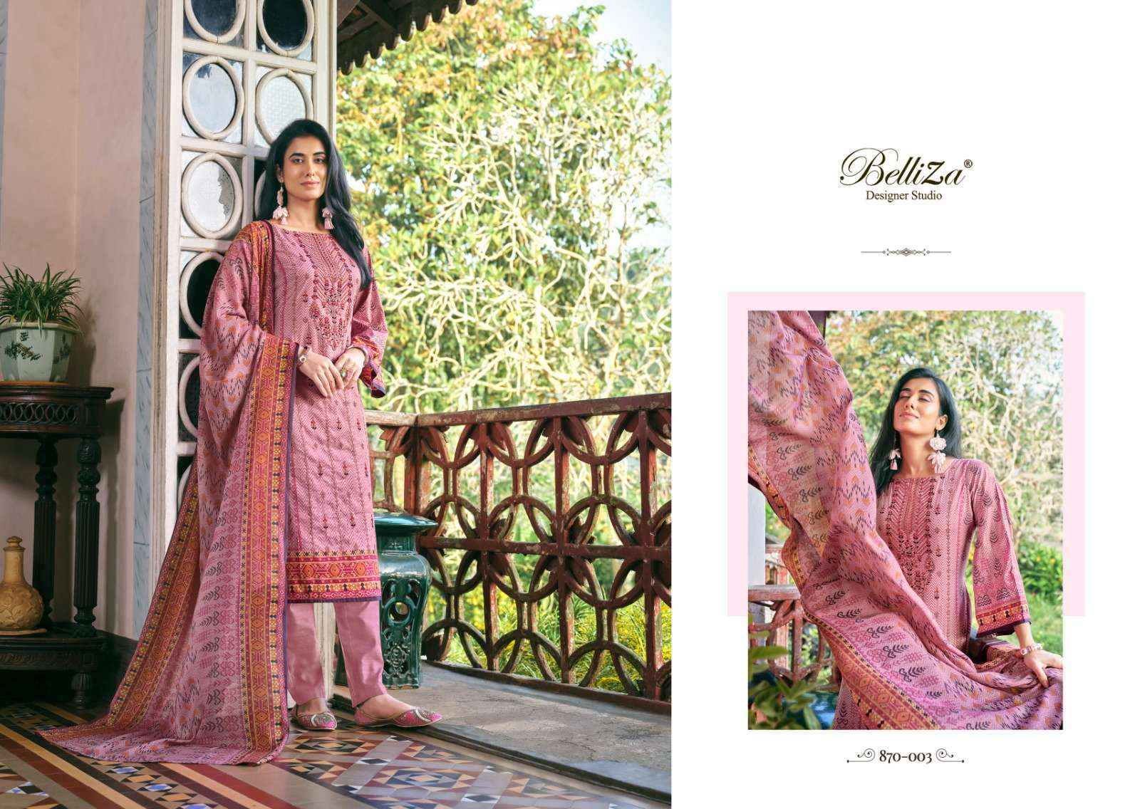 BIN SAEED VOL 2 BY BELLIZA DESIGNER STUDIO SALWAR KAMEEZ