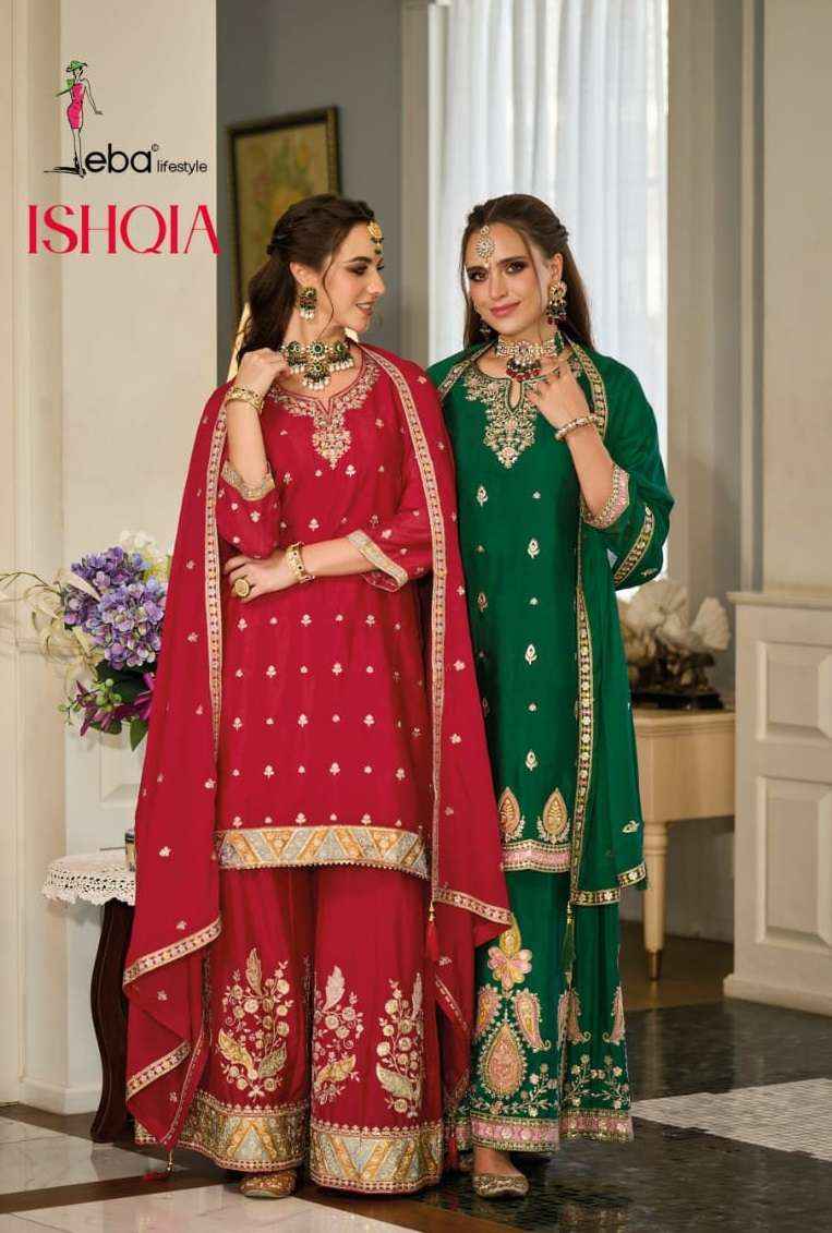 EBA LIFE STYLE ISHQIA READYMADE SUITS WHOLESALE PRICE