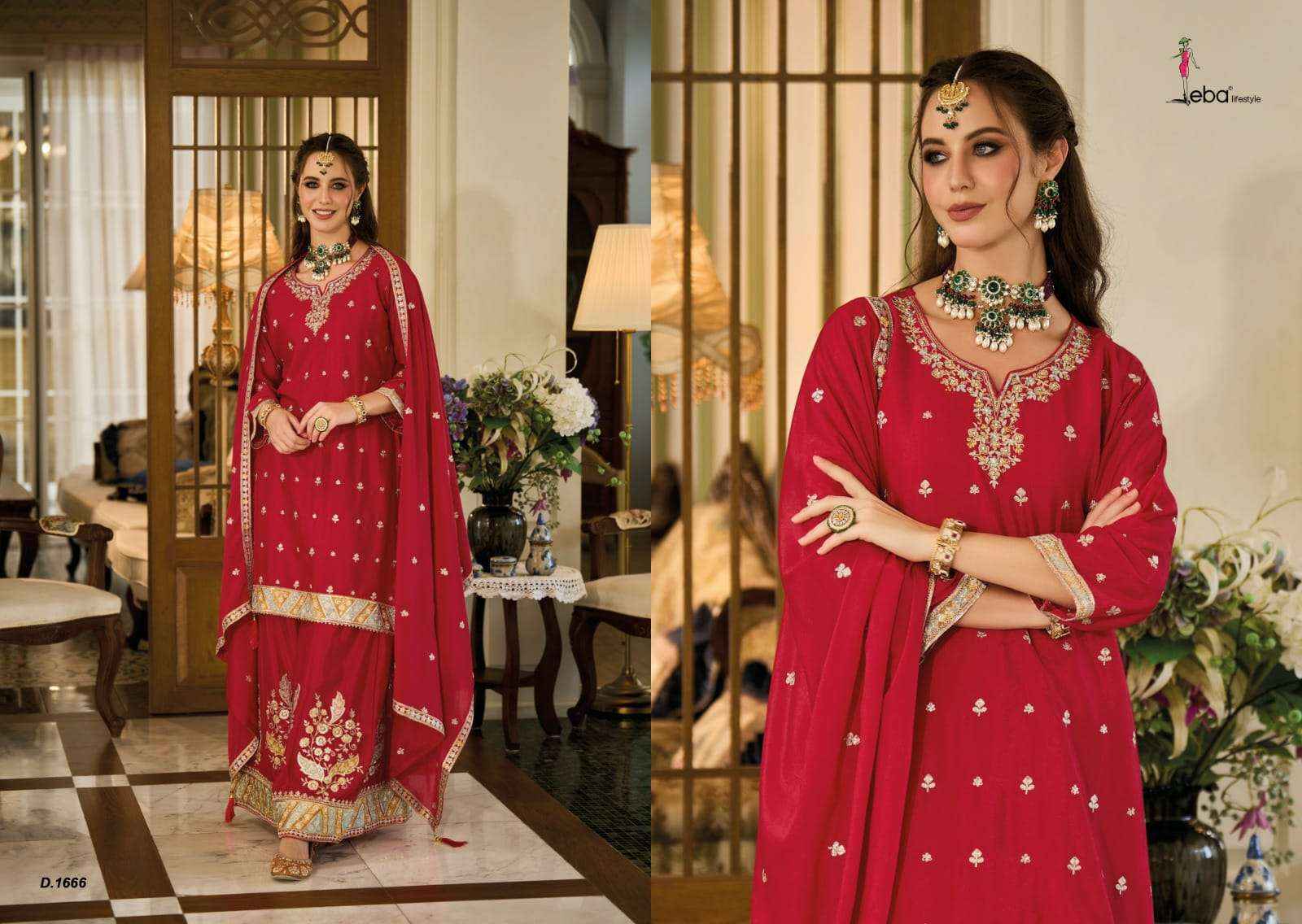 EBA LIFE STYLE ISHQIA READYMADE SUITS WHOLESALE PRICE