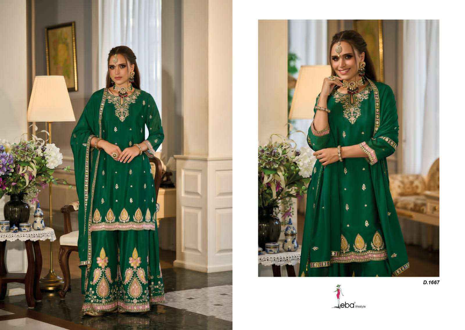 EBA LIFE STYLE ISHQIA READYMADE SUITS WHOLESALE PRICE