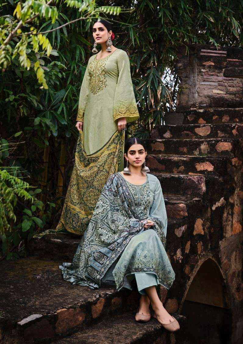 Fida Taabir Lawn Cotton Dress Material Wholesale Price - 7069887788