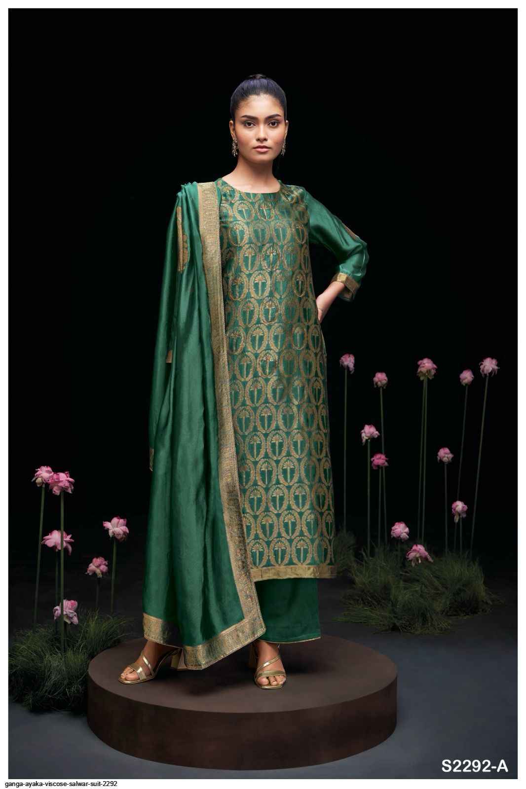 GANGA FASHION AYAKA 2292 VISCOSE SALWAR SUIT - 7069887788