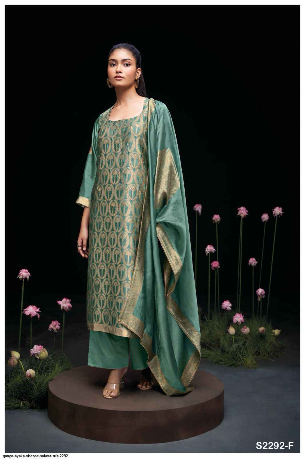 GANGA FASHION AYAKA 2292 VISCOSE SALWAR SUIT - 7069887788