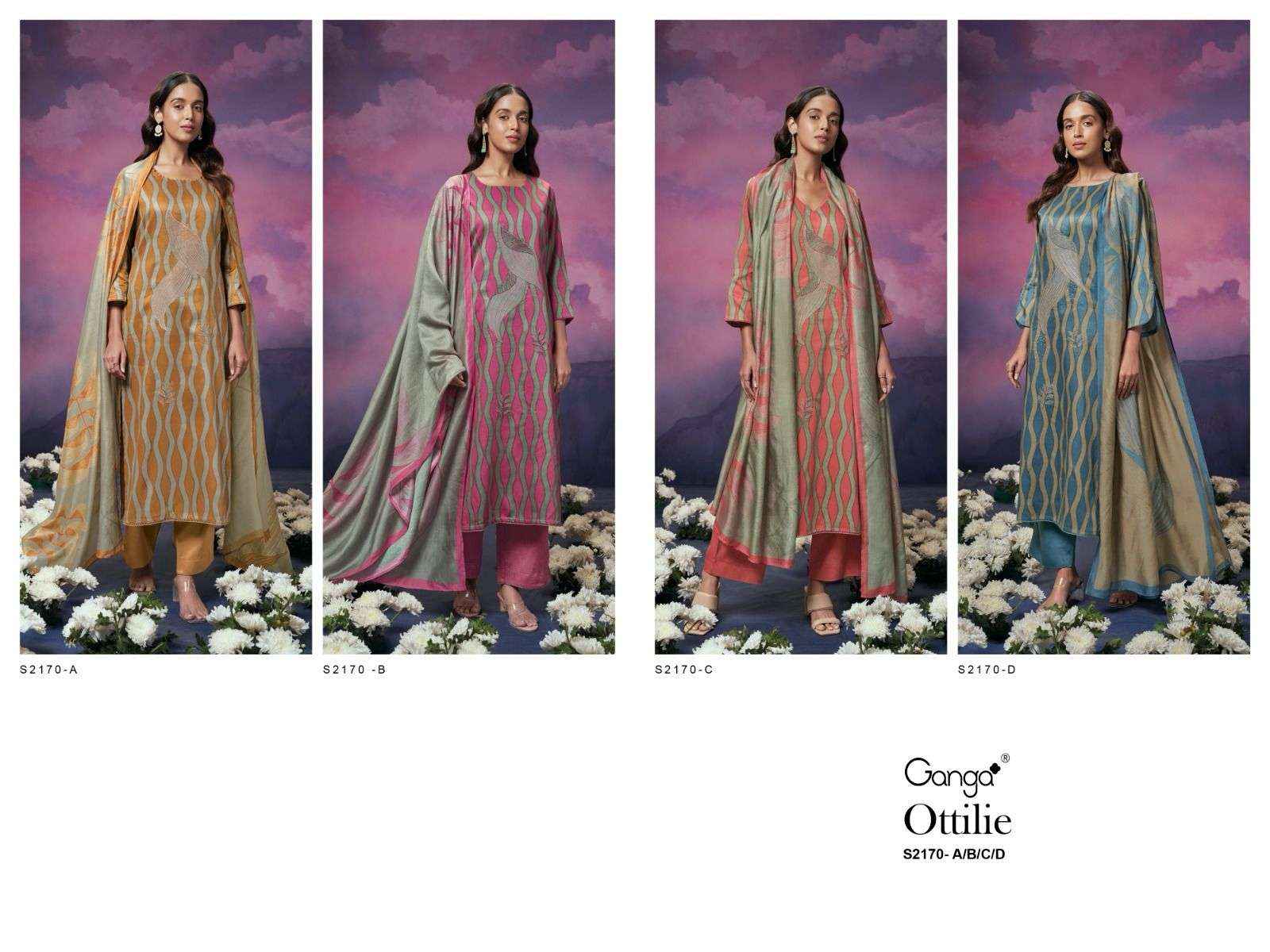 GANGA FASHION OTTILIE 2170 SALWAR KAMEEZ WHOLESALE PRICE