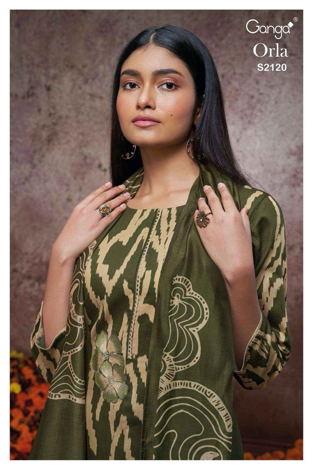 GANGA SUITS ORLA 2120 COTTON SALWAR SUITS