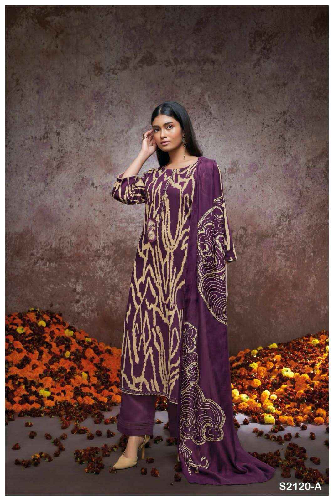 GANGA SUITS ORLA 2120 COTTON SALWAR SUITS