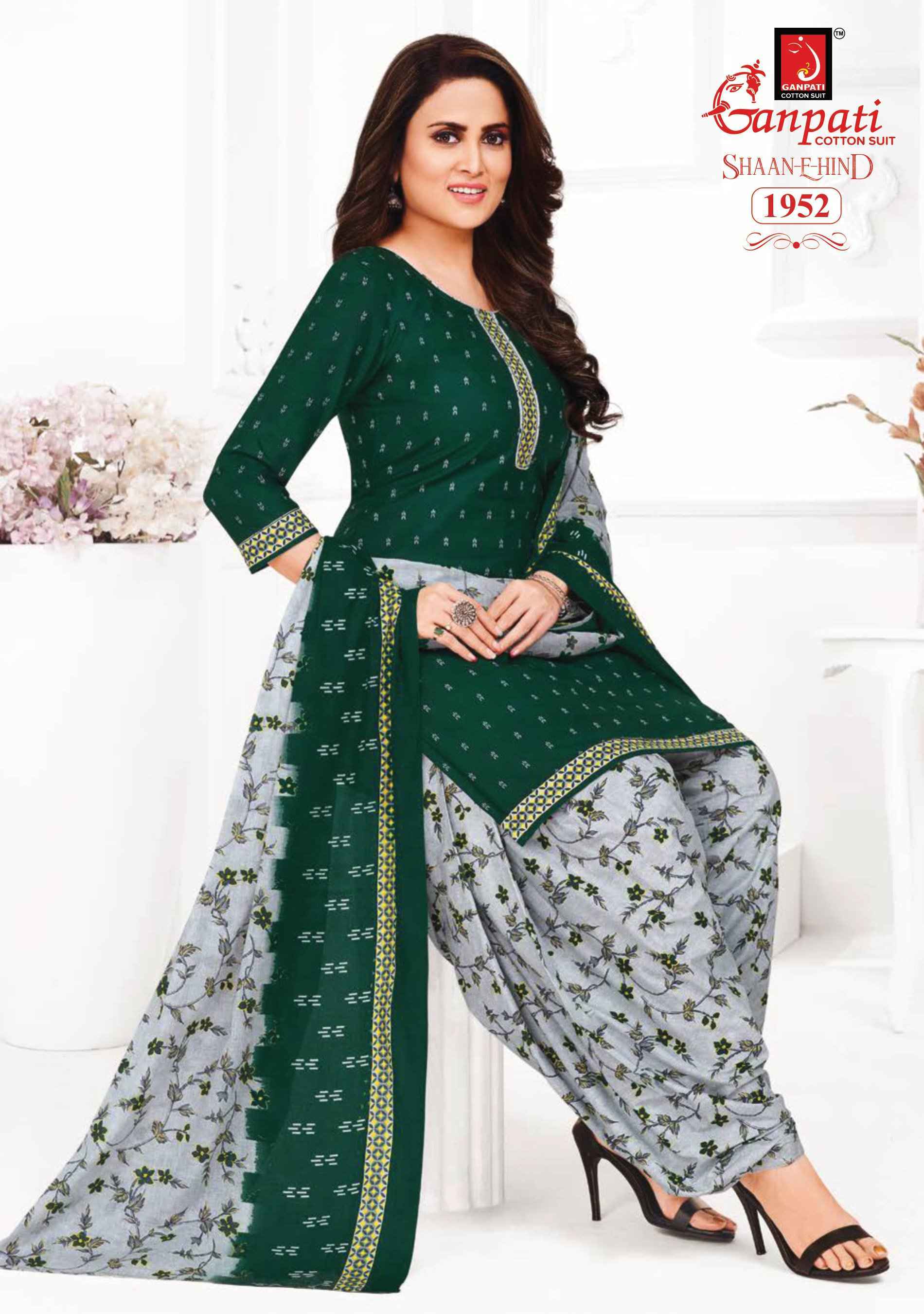 Ganpati cotton suit on sale wholesale