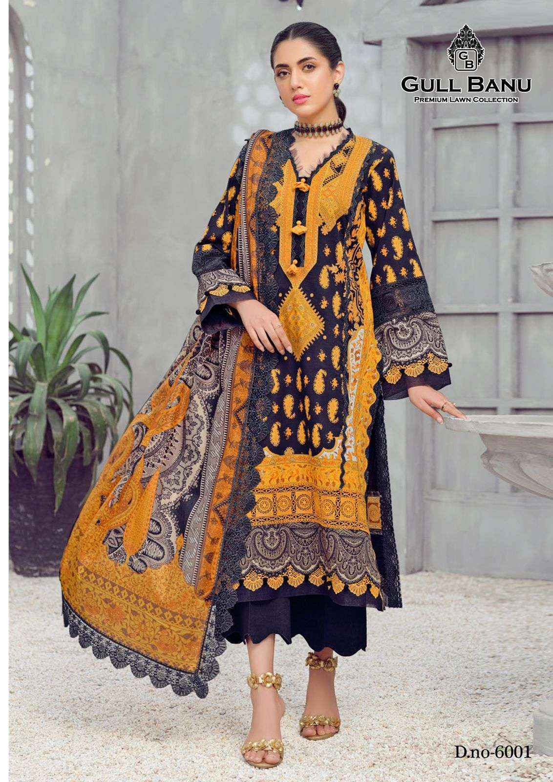 GULL AAHMED GULL BANU VOL-6 PAKISTANI SUITS SURAT WHOLESALE MARKET