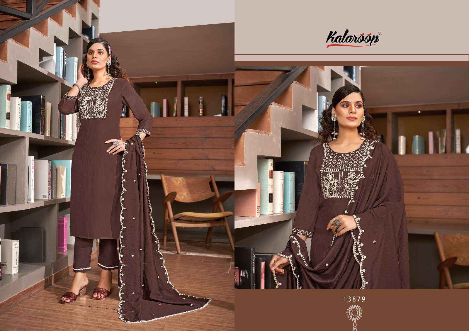 KALAROOP KAJREE FASHION BLOSSOM READYMADE SUITS