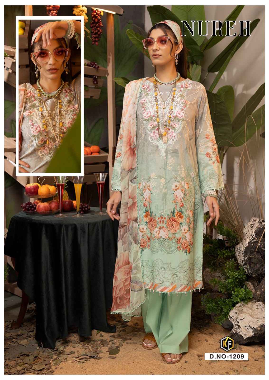 KEVAL FAB NUREH VOL 12 Suits - Surat Wholesale Bazaar