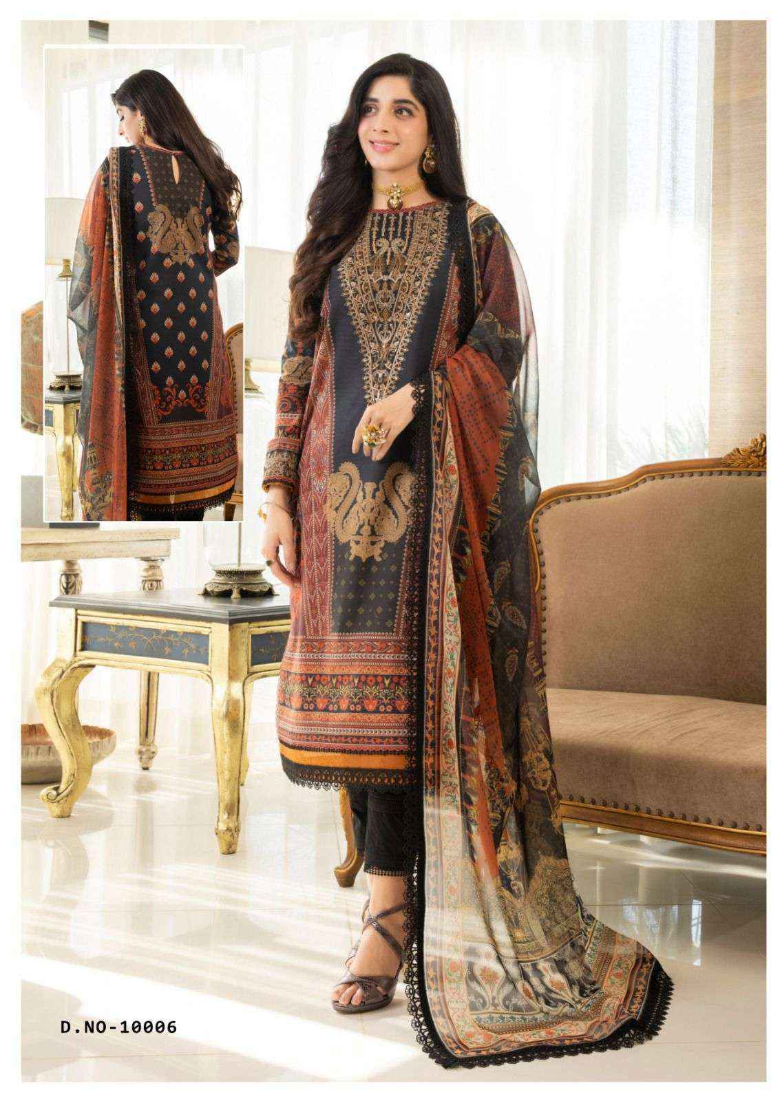 Keval Fab Zara Ali Firdous Vol 10 Readymade Suits Wholesale Price - 7069887788