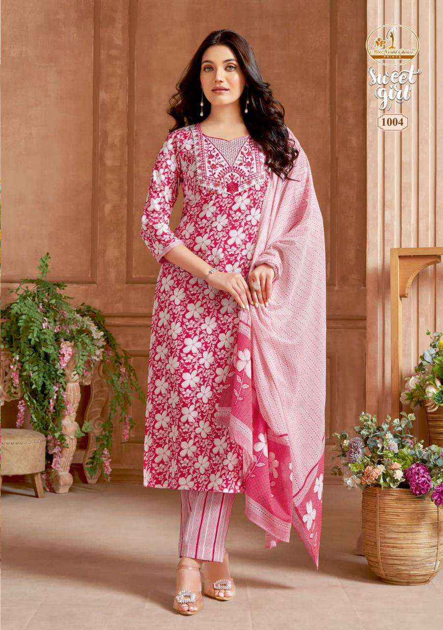 MISS WORLD CHOICE SWEET GIRL VOL-1 COTTON SUIT - SURAT WHOLESALE MARKET