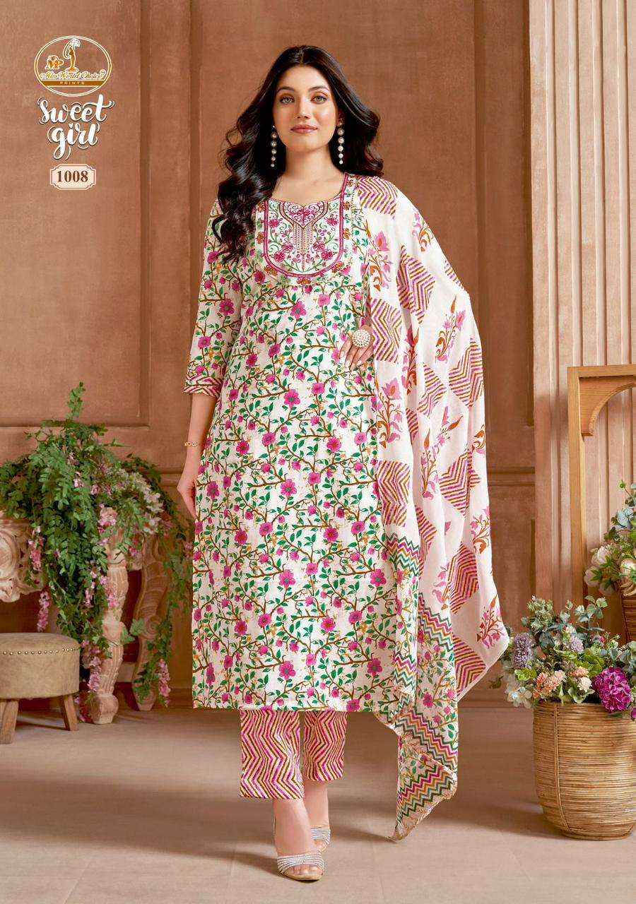 MISS WORLD CHOICE SWEET GIRL VOL-1 COTTON SUIT - SURAT WHOLESALE MARKET