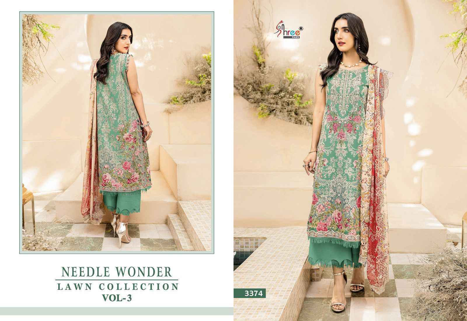 Needle Wonder Lawn Collection Vol 3 by Shree Fabs Salwar Kameez 