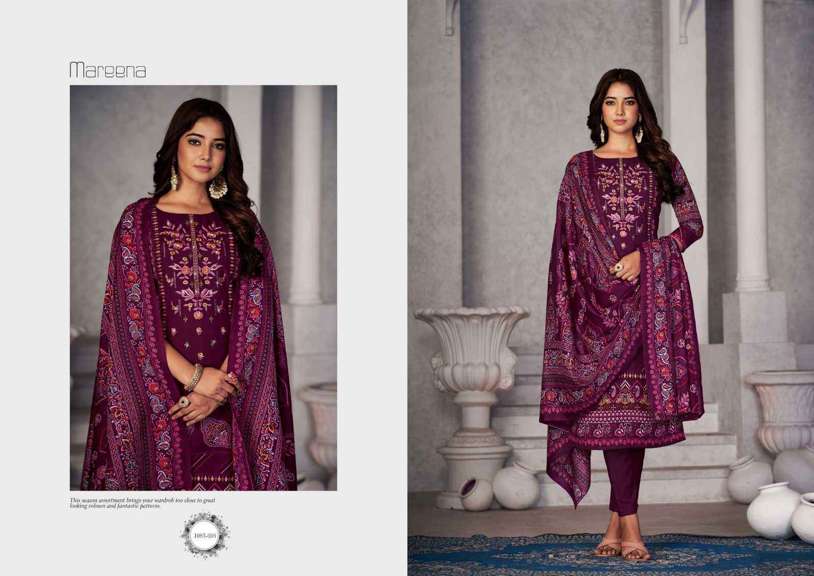 ROMANI MAREENA VOL-17 DRESS MATERIAL WHOLESALE PRICE