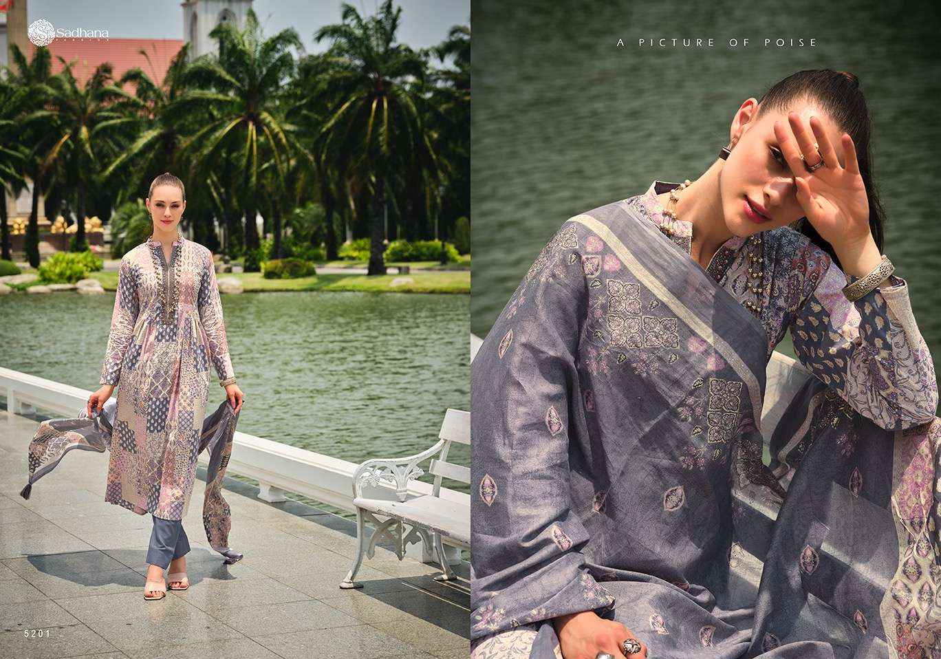 SADHANA FASHION MEHRAAM LAWN COTTON SUITS