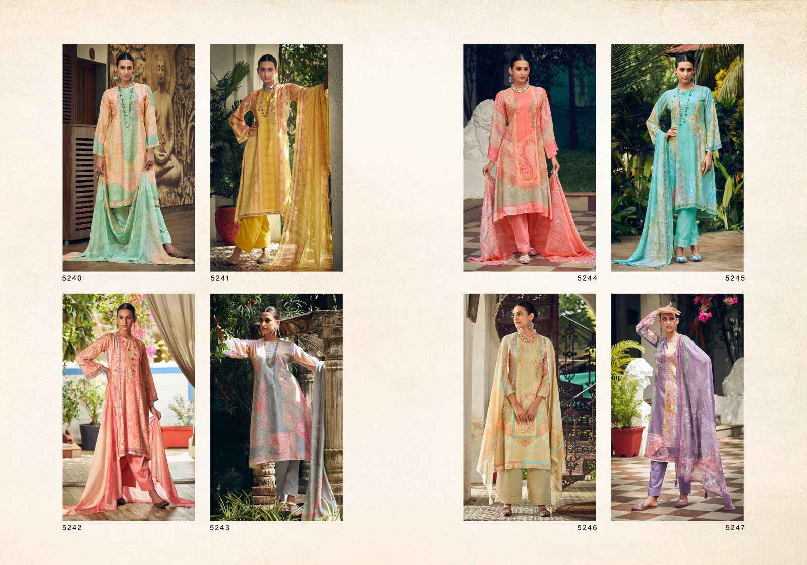 SADHANA FASHION MEHTAAB VOL 4 DRESS MATERIAL