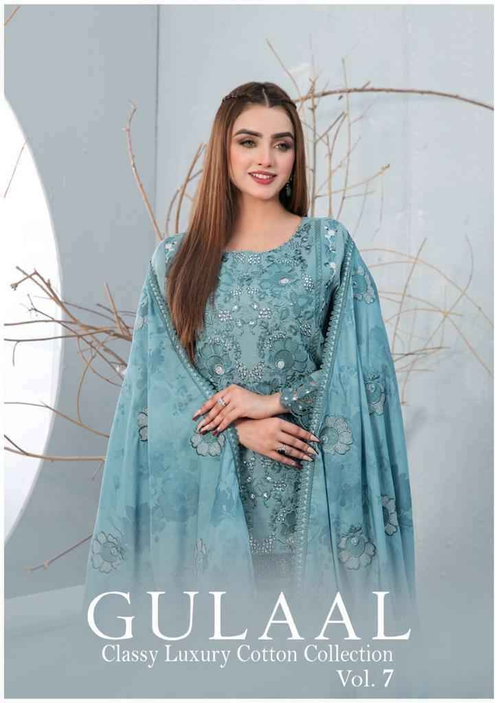 Sana Maryam Gulaal Classy Luxury Cotton Collection Vol 7 Readymade Suits