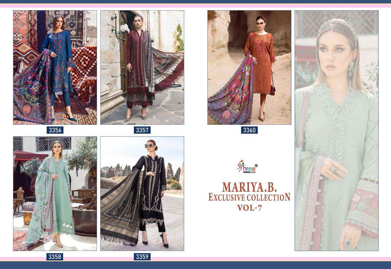 SHREE FABS MARIAB EXCLUSIVE COLLECTION VOL-7 SALWAR KAMEEZ