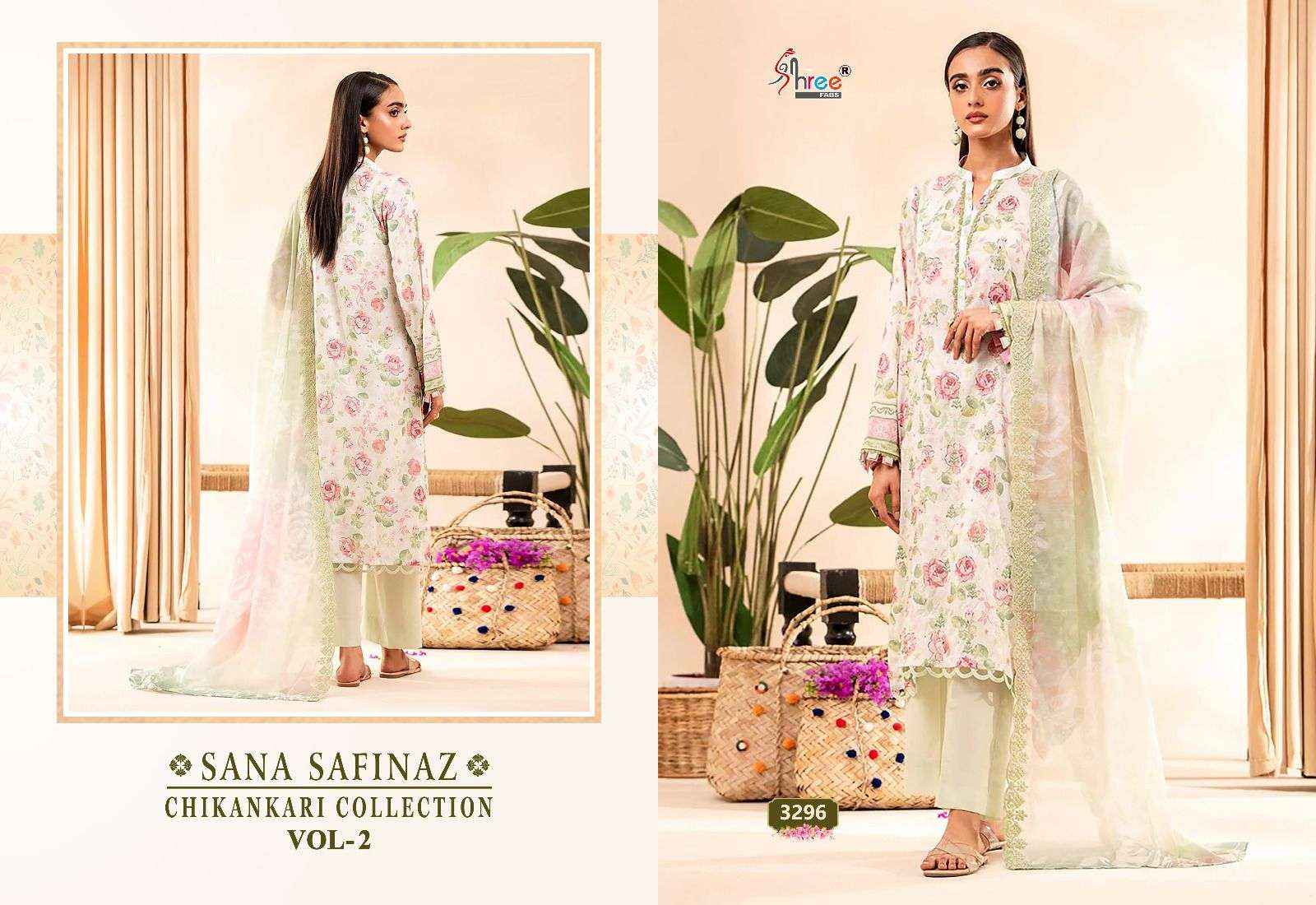 Shree Fabs Sana Safinaz Chikankari Collection Vol-2 Salwar Kameez