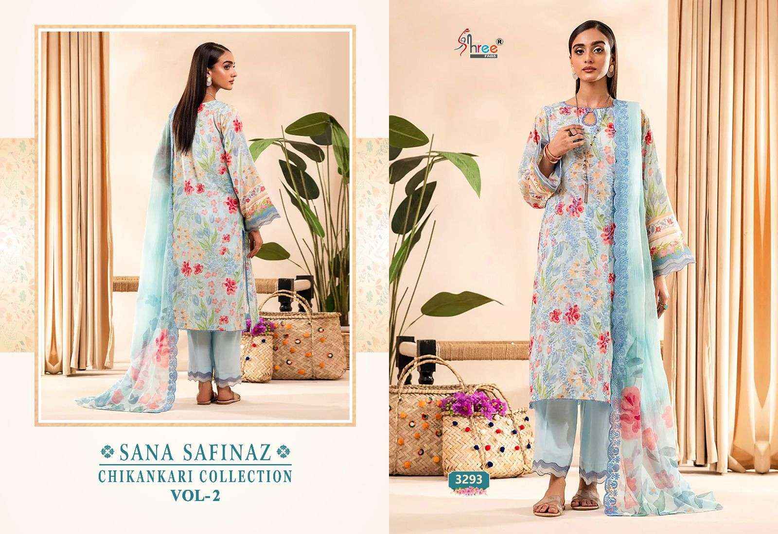 Shree Fabs Sana Safinaz Chikankari Collection Vol-2 Salwar Kameez