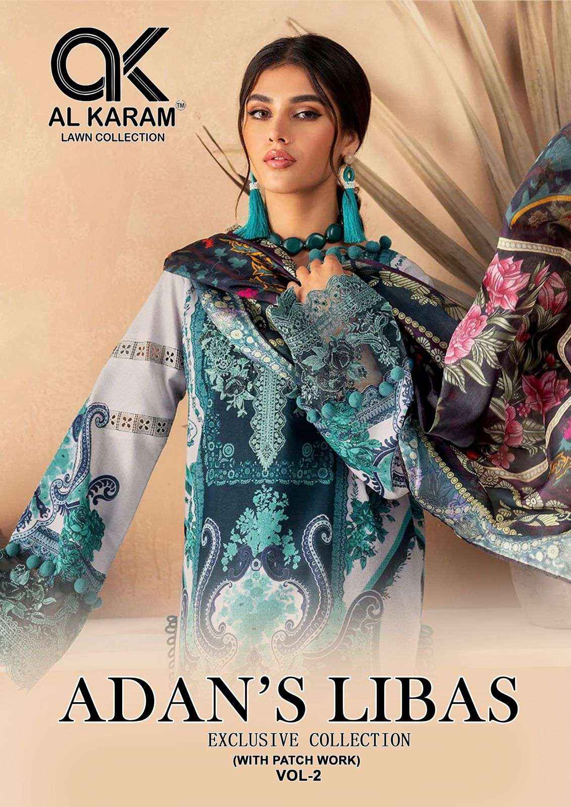 AL KARAM ADANS LIBAS EXCLUSIVE COLLECTION VOL 2 SALWAR KAMEEZ ( 6 PCS CATALOG )