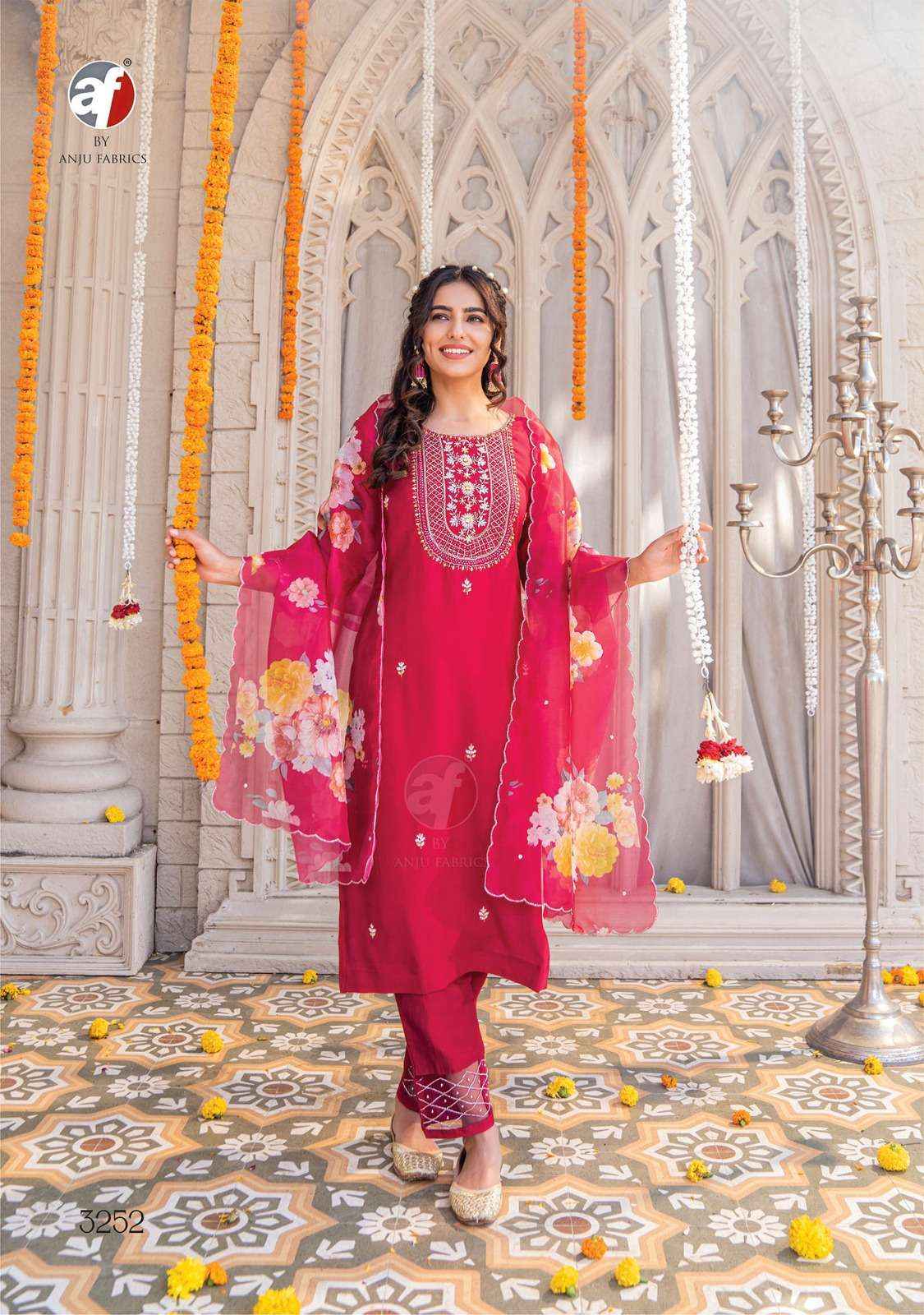 ANJU FABRICS MAYRA VOL 3 VISCOSE DESIGNER SUITS ( 6 PCS CATALOG )