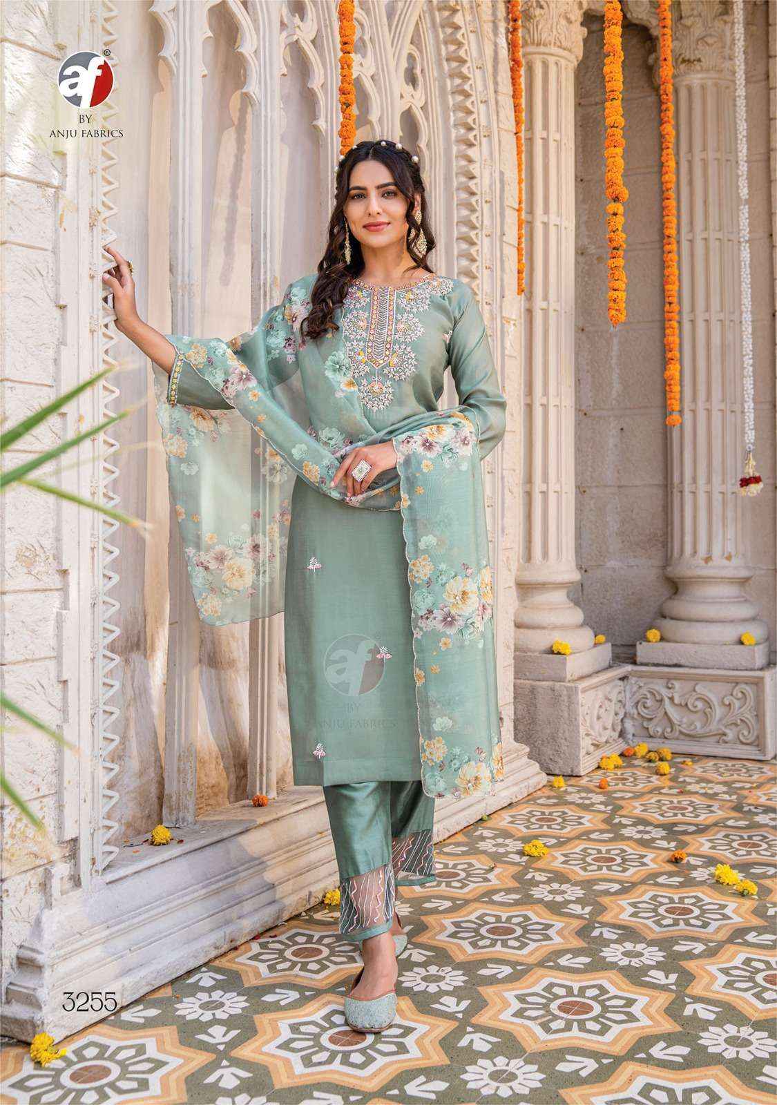 ANJU FABRICS MAYRA VOL 3 VISCOSE DESIGNER SUITS ( 6 PCS CATALOG )