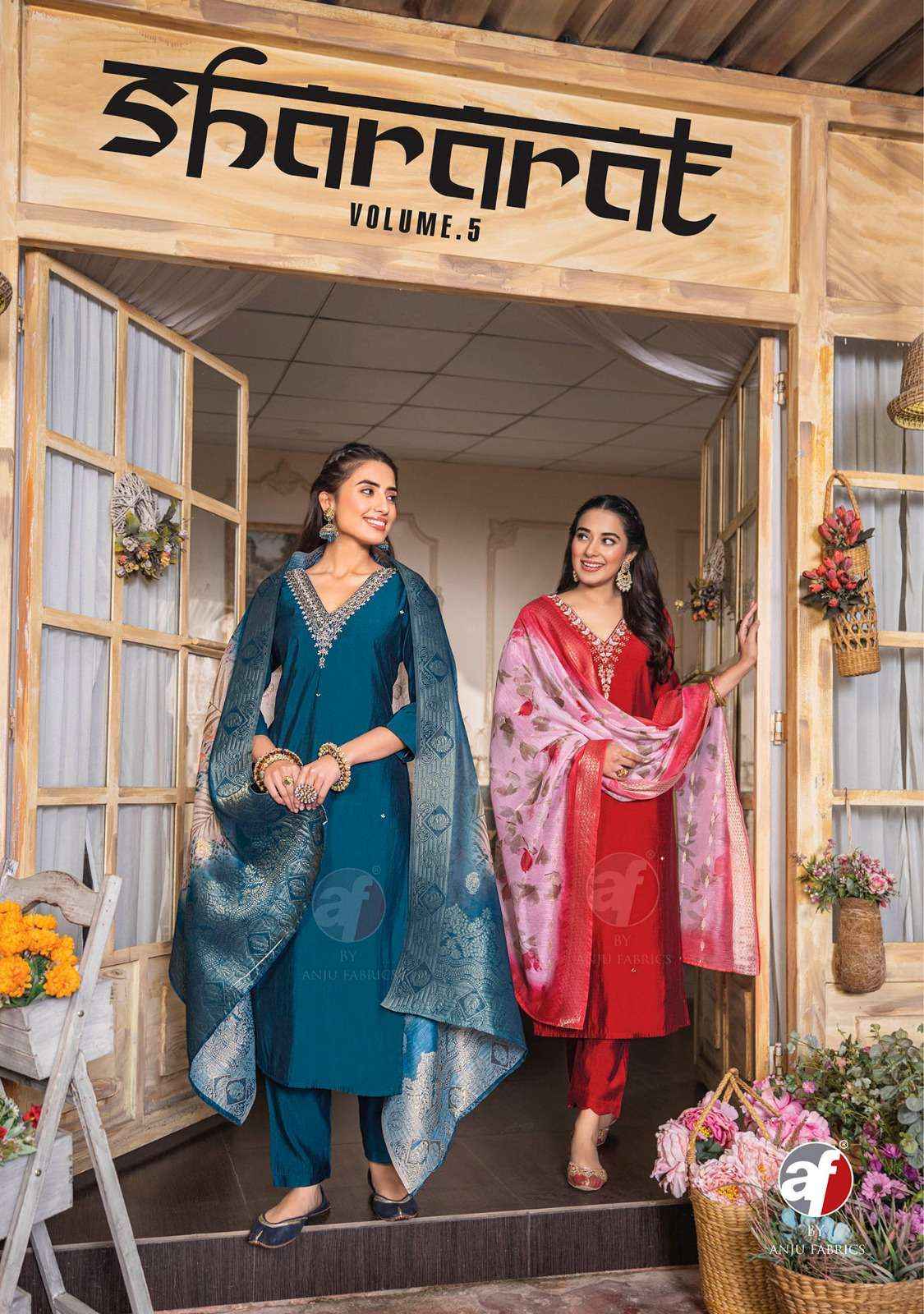 ANJU FABRICS SHARARAT VOL 3 PARTY WEAR SUITS