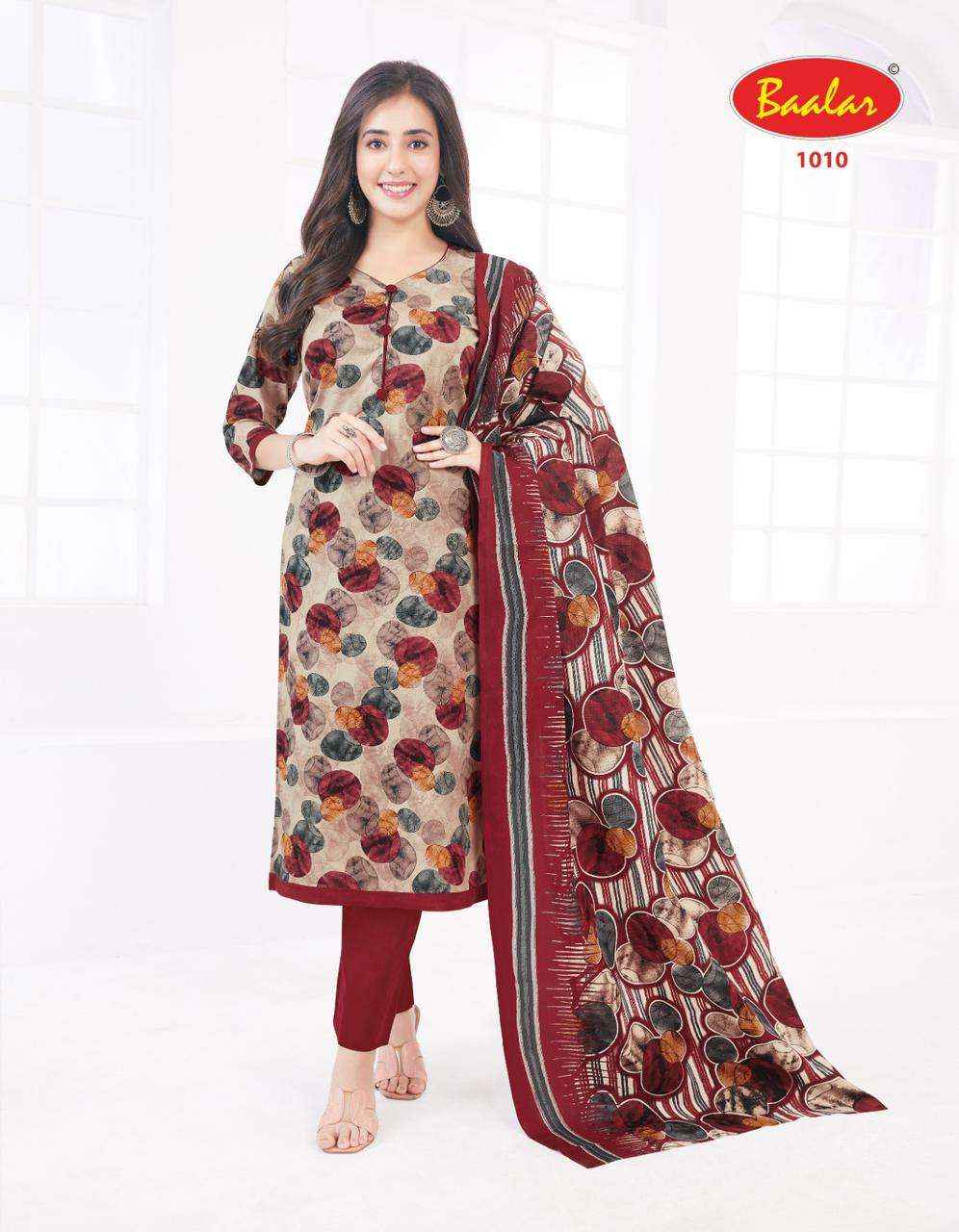 BAALAR COTTON KASHMIR COTTON VOL 1 DRESS MATERIAL ( 8 PCS CATALOG )