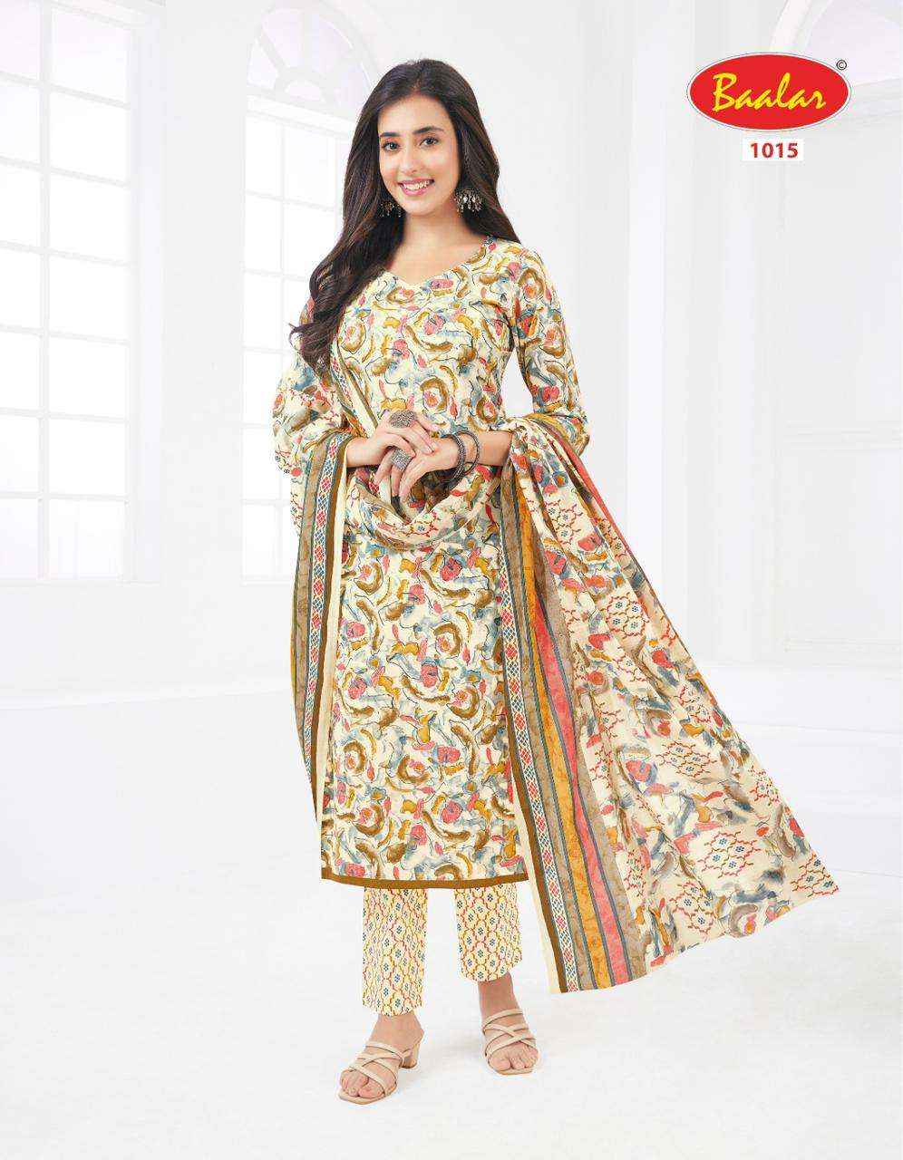 BAALAR COTTON KASHMIR COTTON VOL 1 DRESS MATERIAL ( 8 PCS CATALOG )