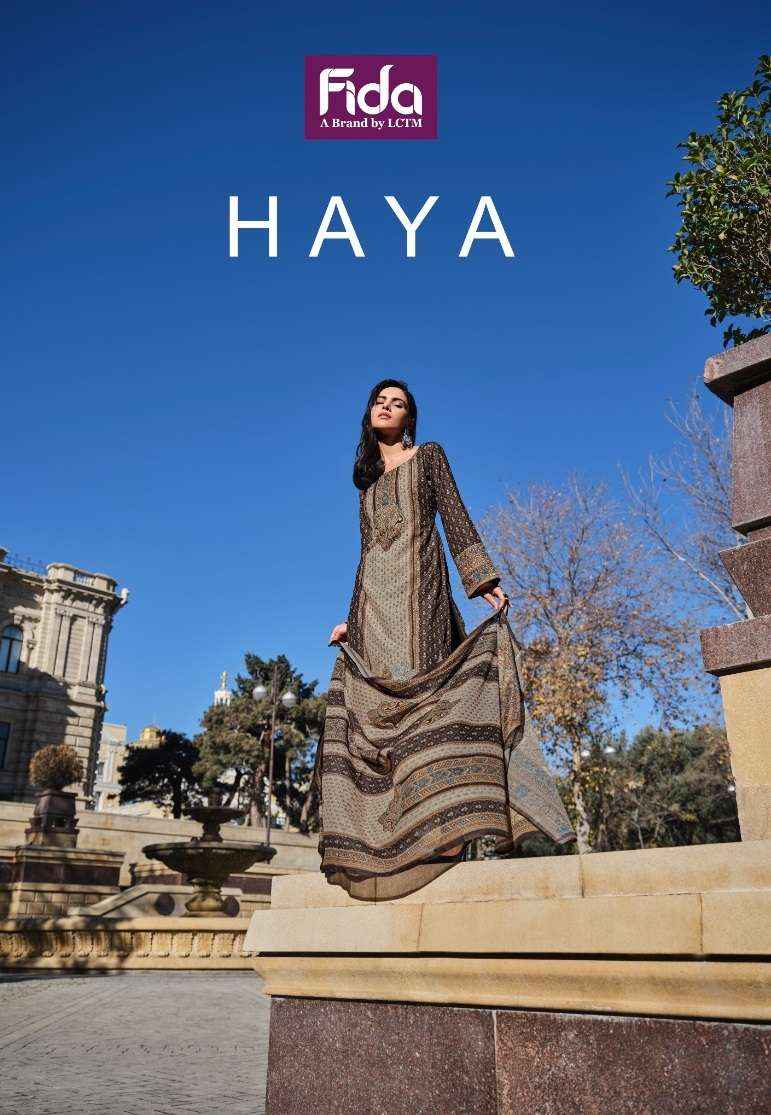 FIDA HAYA DIGITAL BLENDED COTTON SUITS ( 6 PCS CATALOG )