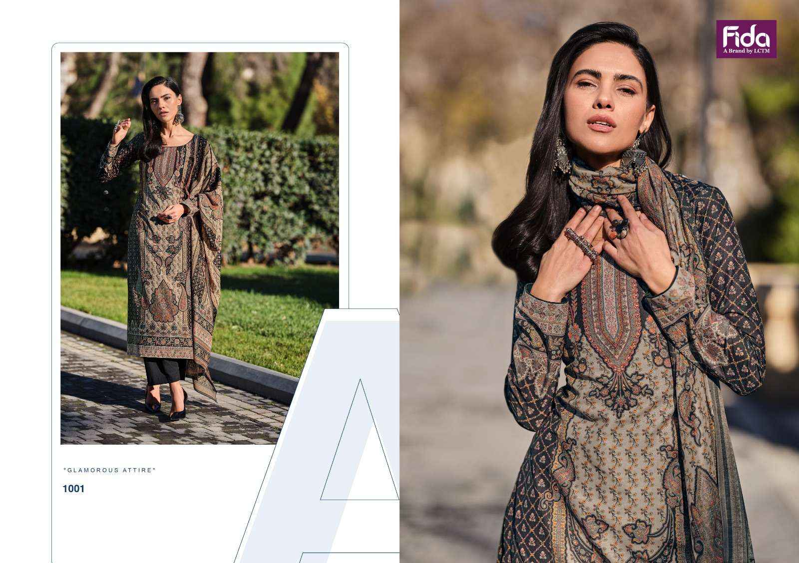 FIDA HAYA DIGITAL BLENDED COTTON SUITS ( 6 PCS CATALOG )