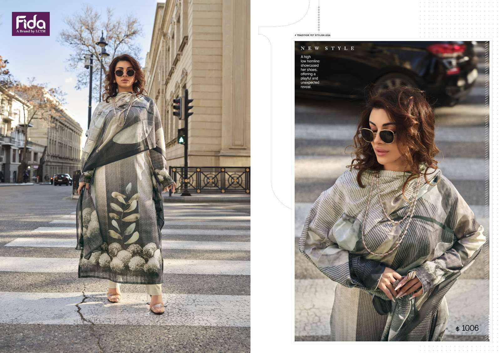 FIDA SANA COTTON DESIGNER DRESS MATERIAL AT WHOLESALE PRICE ( 6 PCS CATALOG )