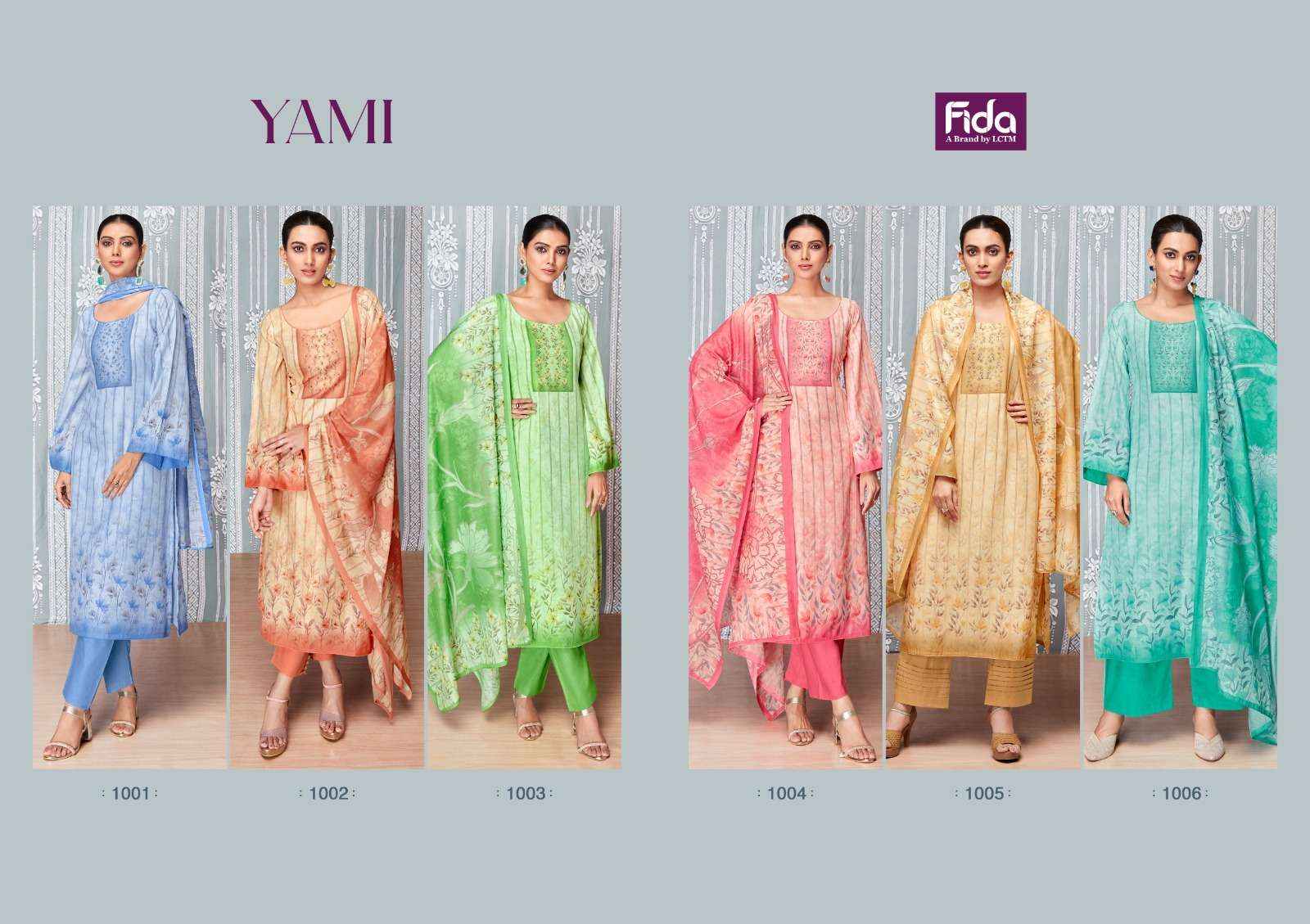 FIDA YAMI COTTON DESIGNER SALWAR KAMEEZ ( 6 PCS CATALOG )