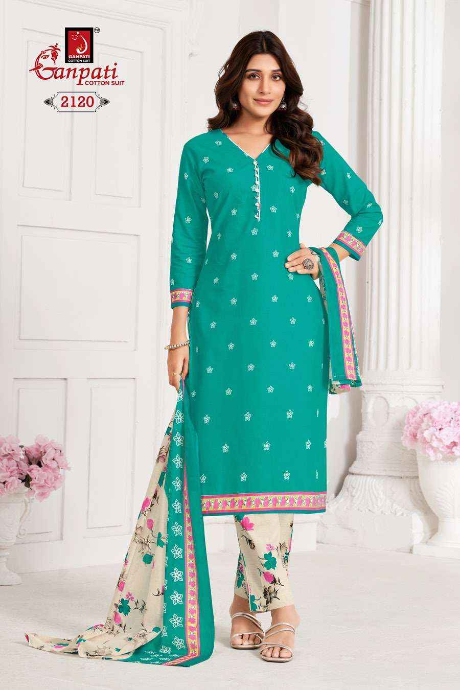 GANPATI JIGHYASHA VOL 21 PURE COTTON SALWAR SUITS