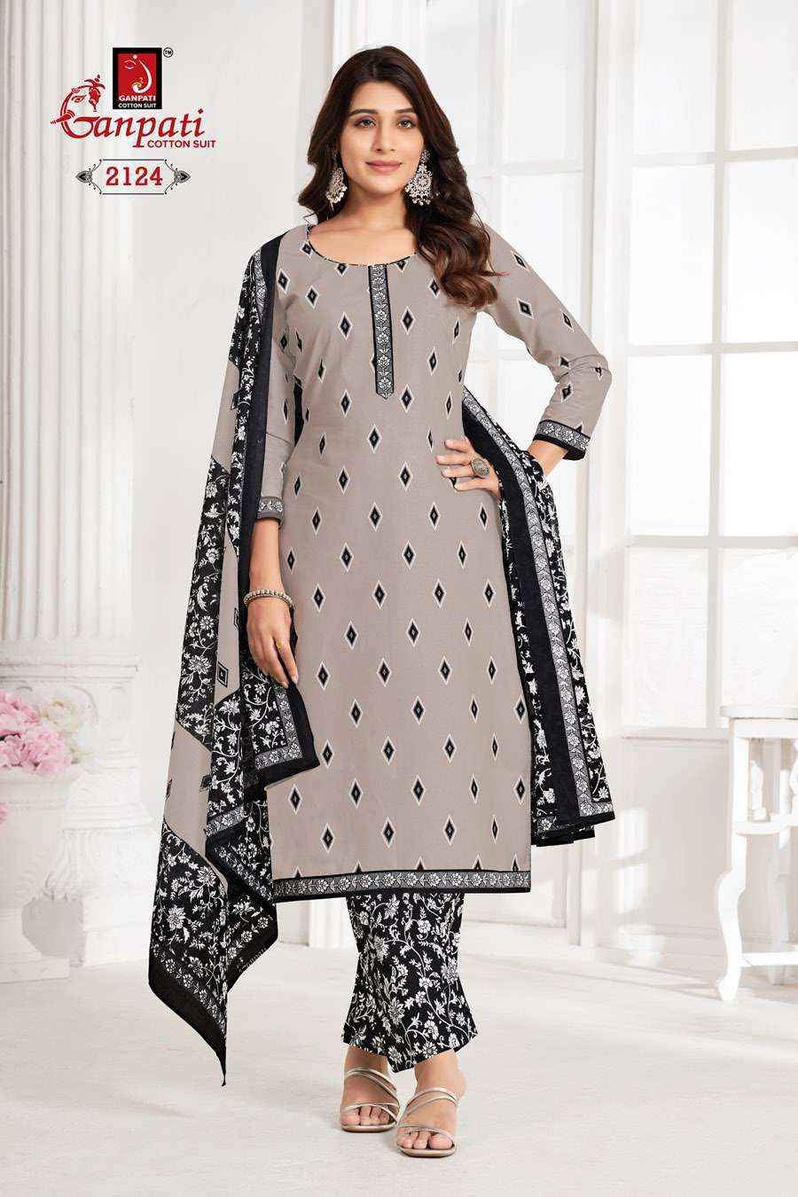 GANPATI JIGHYASHA VOL 21 PURE COTTON SALWAR SUITS