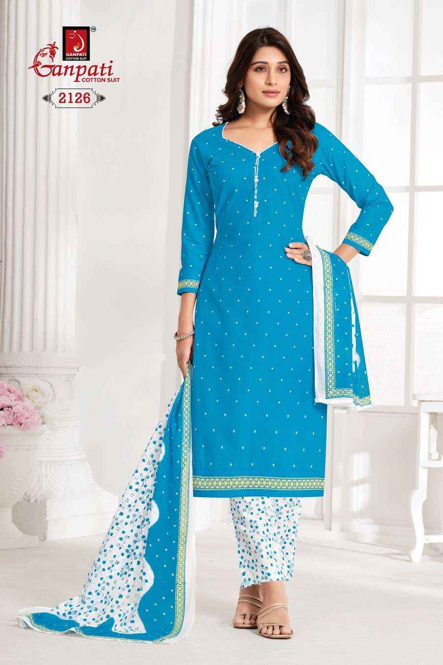 GANPATI JIGHYASHA VOL 21 PURE COTTON SALWAR SUITS