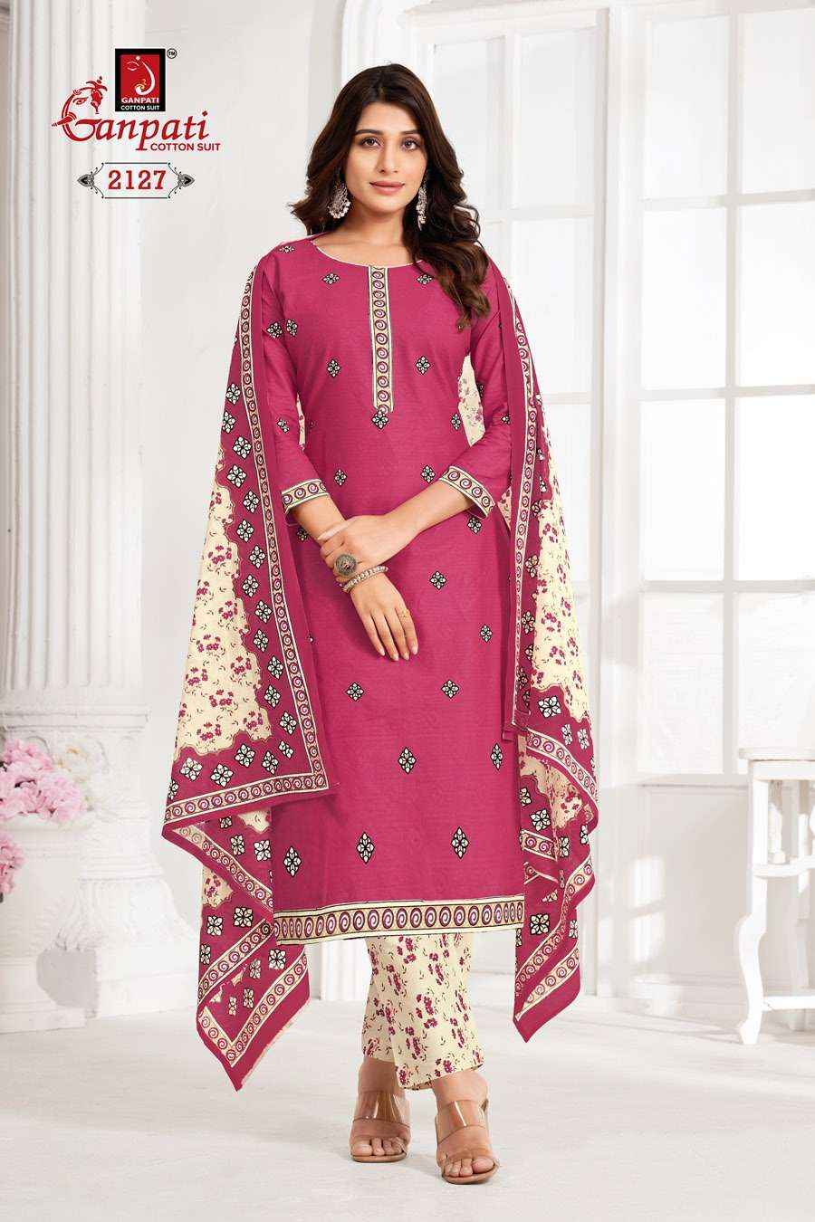 GANPATI JIGHYASHA VOL 21 PURE COTTON SALWAR SUITS