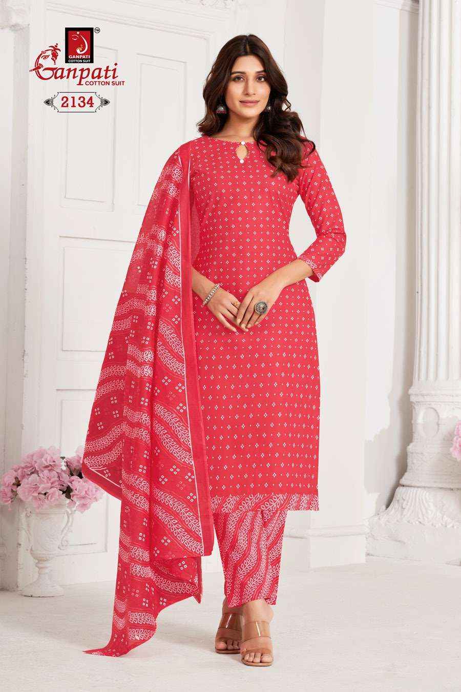 GANPATI JIGHYASHA VOL 21 PURE COTTON SALWAR SUITS