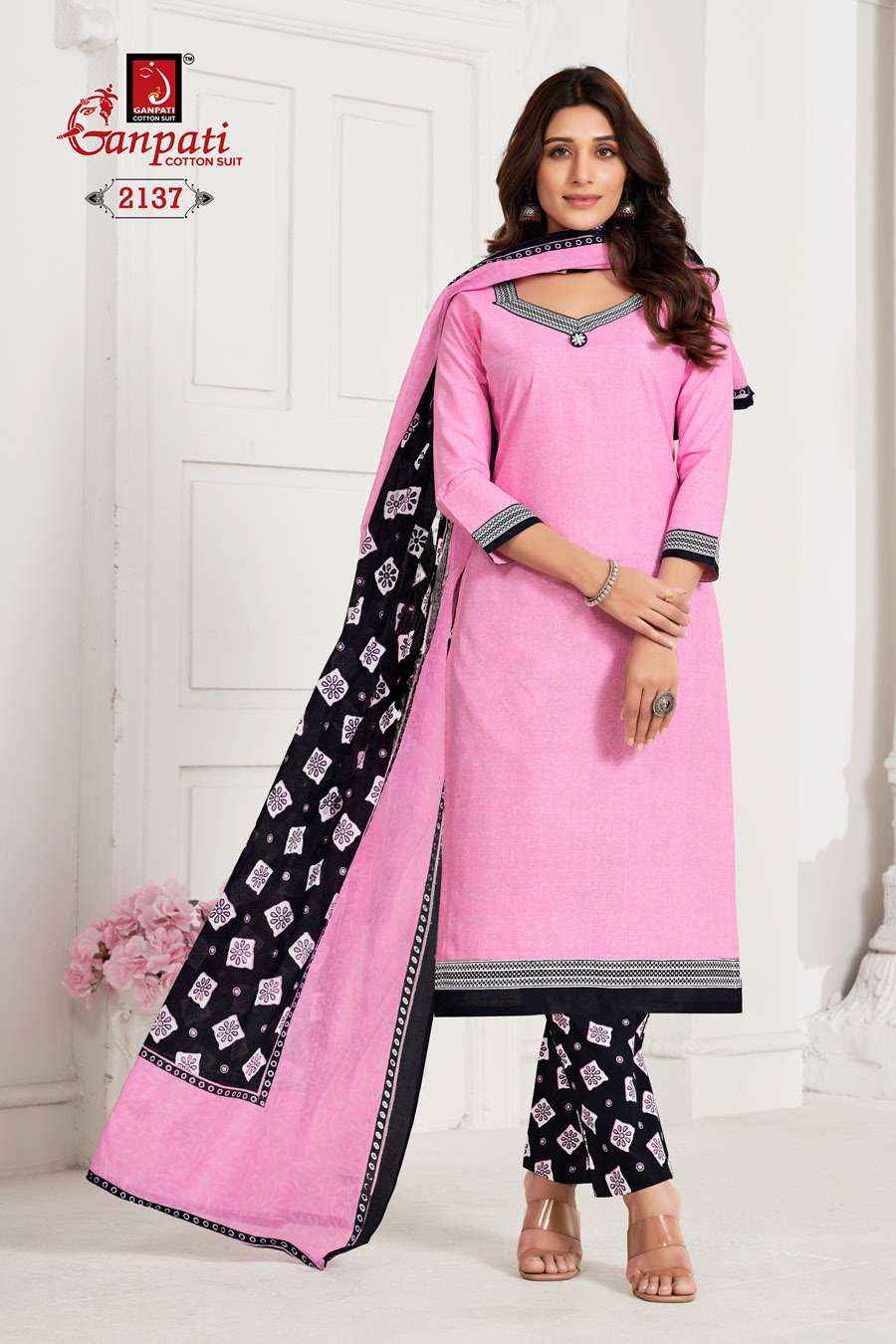 GANPATI JIGHYASHA VOL 21 PURE COTTON SALWAR SUITS