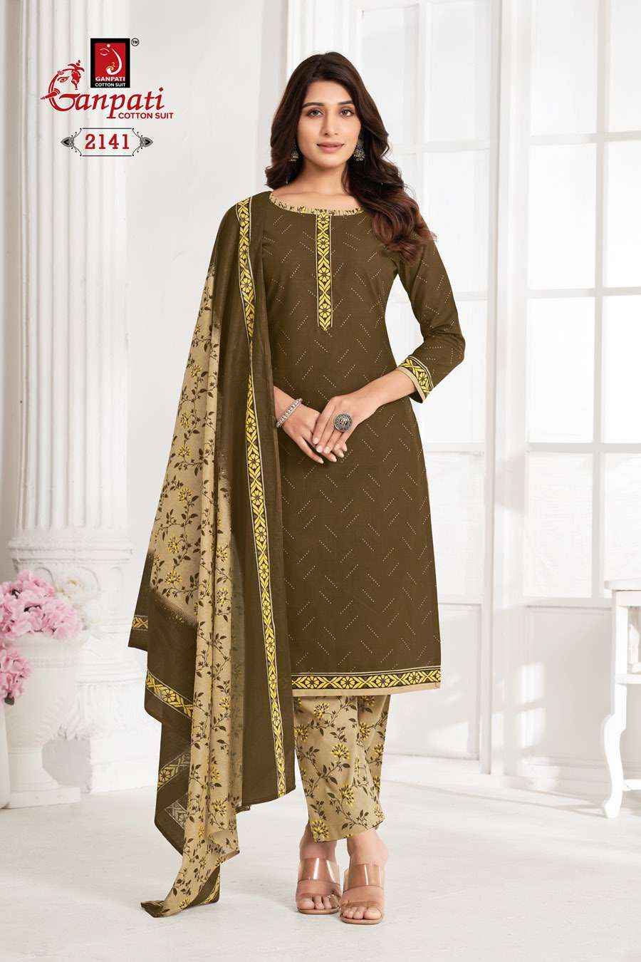 GANPATI JIGHYASHA VOL 21 PURE COTTON SALWAR SUITS