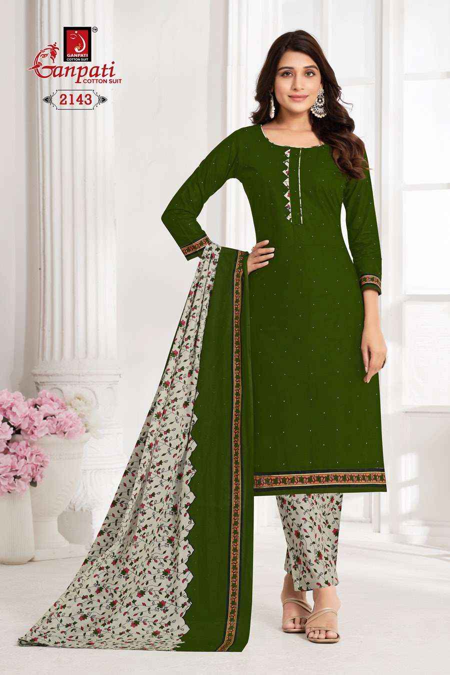 GANPATI JIGHYASHA VOL 21 PURE COTTON SALWAR SUITS