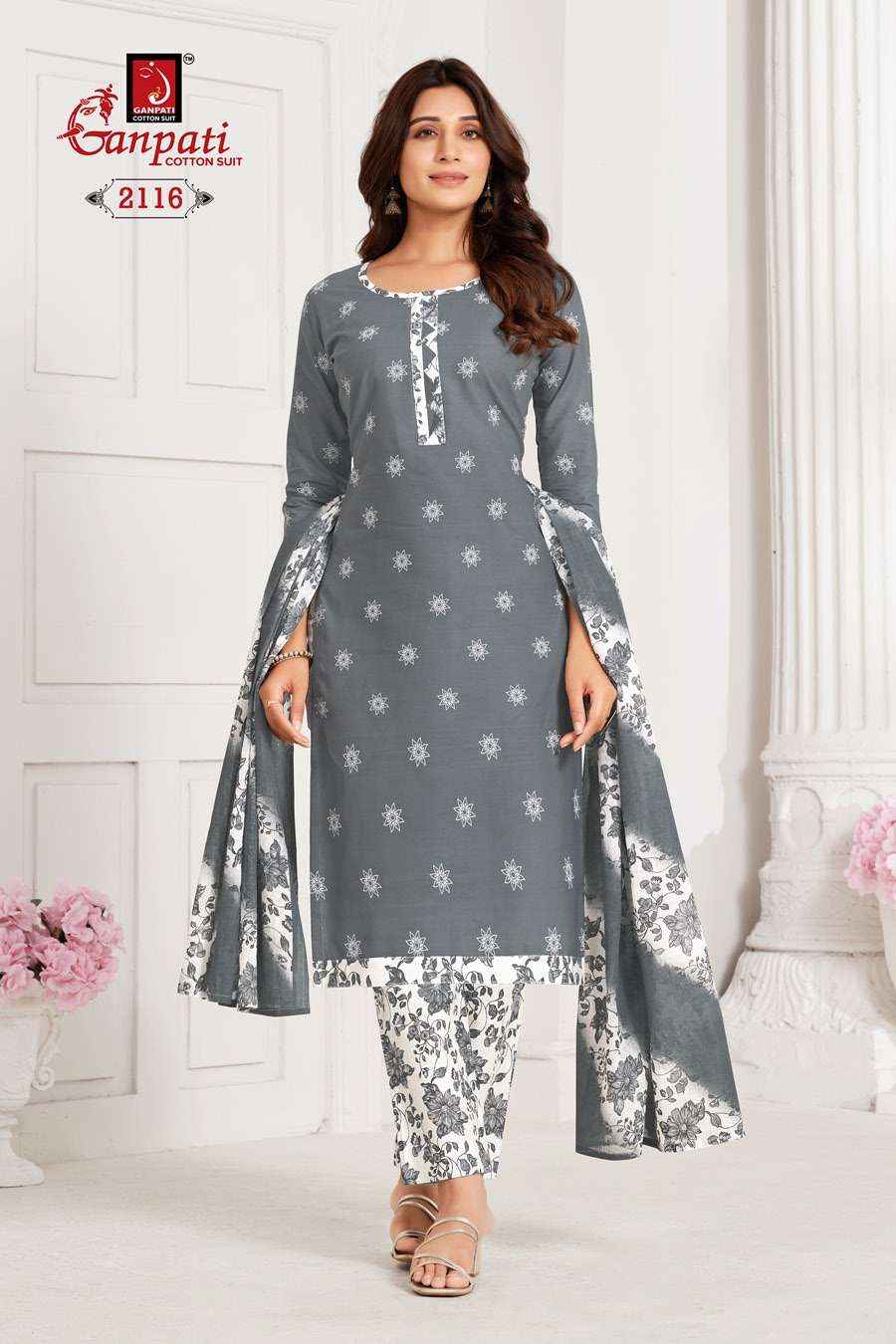 GANPATI JIGHYASHA VOL 21 PURE COTTON SALWAR SUITS